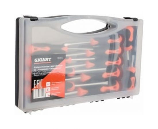 Набор отверток с магнитным наконечником Gigant 11 предметов GSS 11 – изображение 3