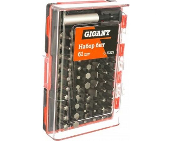 Набор бит 61 шт Gigant G-11333 – изображение 3