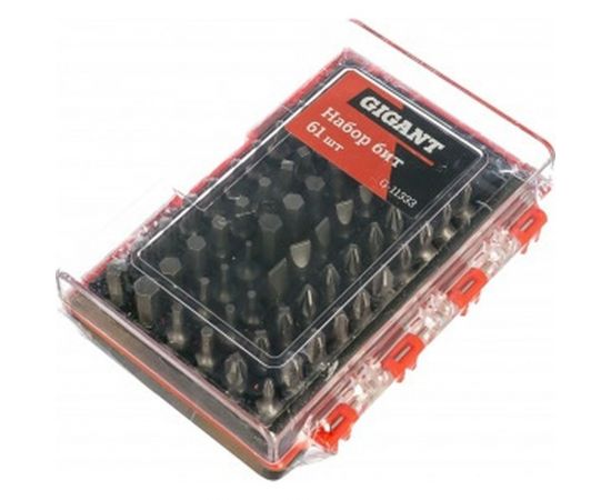 Набор бит 61 шт Gigant G-11333 – изображение 4