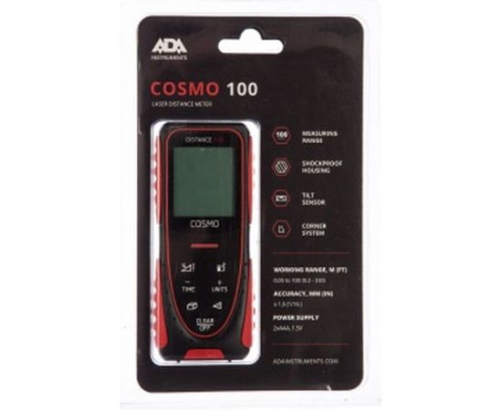 Лазерный дальномер ADA Cosmo 100 с функцией уклономера А00412 – изображение 4