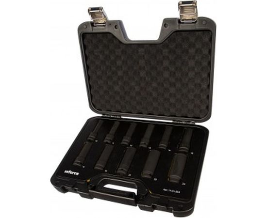 Набор торцевых ударных удлиненных головок (1/2"; 10-24 мм) Inforce 11-01-263 – изображение 2