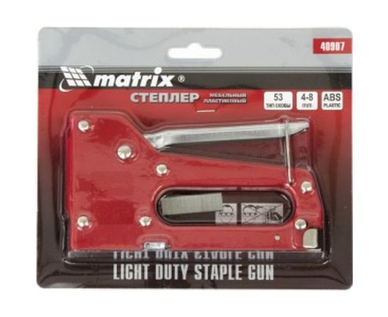 Пластиковый мебельный степлер MATRIX 40907 – изображение 2