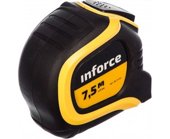 Измерительная рулетка с нейлоновым ярким покрытием и магнитным зацепом 7.5x27мм Inforce 06-11-49 – изображение 2