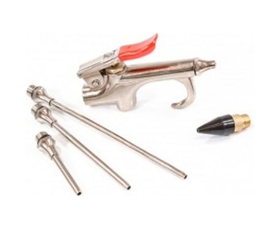 Набор пневматический продувочный пистолет с насадками MATRIX 4 шт 57338 – изображение 2