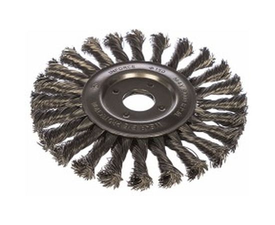 Щетка дисковая плоская для УШМ (150х22.2 мм) Inforce 11-01-049 – изображение 2