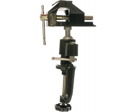 Настольные многофункциональные тиски, сменная насадка-хомут для дрели, шарнирный механизм, 70 мм MATRIX 18508 – изображение 2