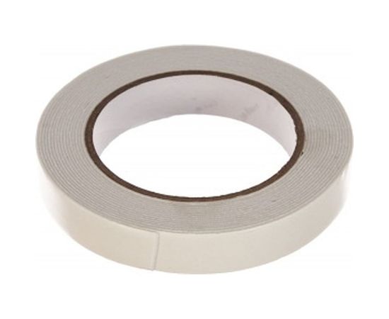 Клейкая лента на вспененной основе MATRIX усиленная, двусторонняя, белая, 19 мм х 5 м 89080 – изображение 2