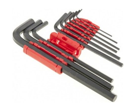 Набор имбусовых удлиненных ключей 1,5-10 мм 9 шт MATRIX 11231 – изображение 2