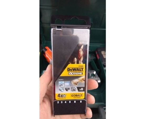 Набор сверл по металлу COBALT INDUSTRIAL 8% (6 шт.) в пластиковой кассете Dewalt DT4956 – изображение 3