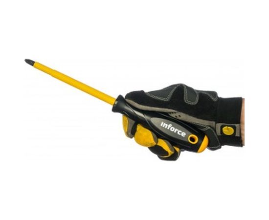 Диэлектрическая отвертка PH3х150мм Inforce 06-09-76 – изображение 3