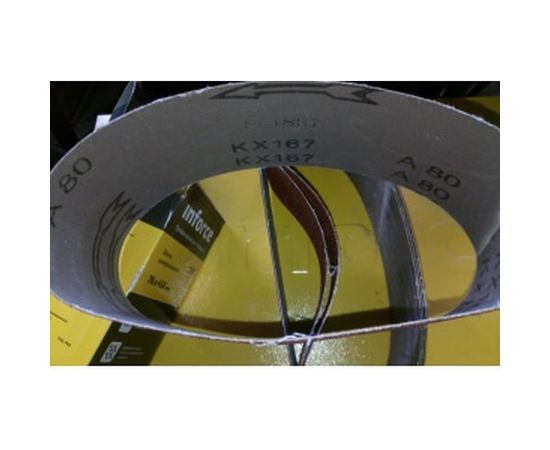 Лента шлифовальная (5 шт; 76х457 мм; P80) Inforce 11-01-044 – изображение 4