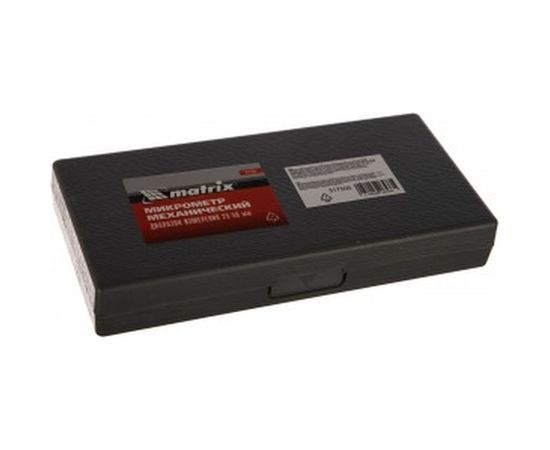 Механический микрометр 25-50 мм MATRIX 317505 – изображение 4