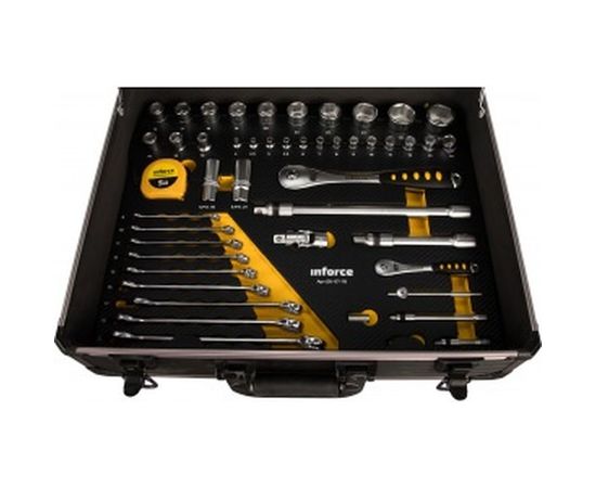 Набор инструментов Inforce 152 предмета 1/2 дюйма и 1/4 дюйма 06-07-18 – изображение 4
