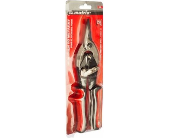 Пряморежущие ножницы по металлу 250 мм MATRIX 78330 – изображение 5