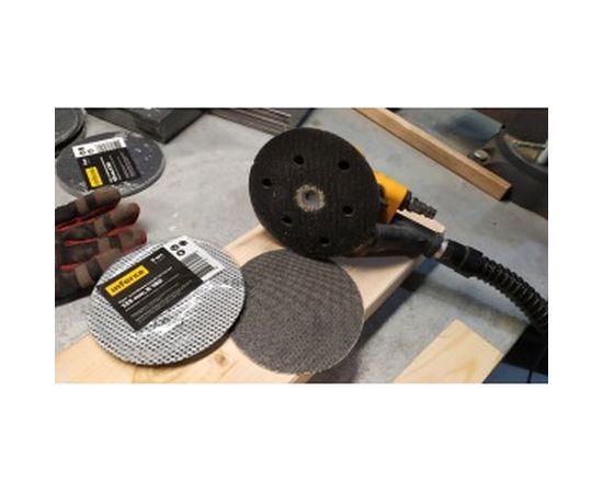 Круг шлифовальный на сетке (5 шт; 150 мм; K 240) Inforce 11-01-325 – изображение 7