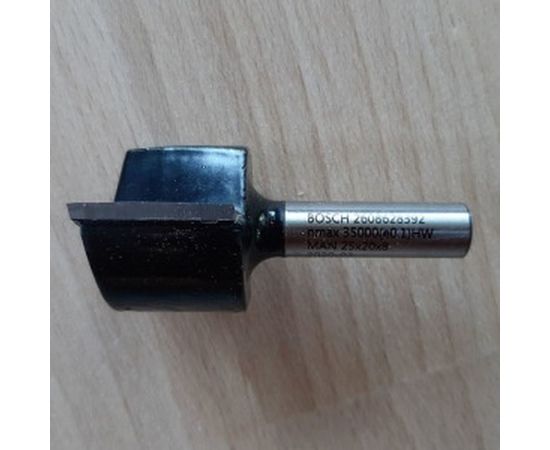 Фреза пазовая прямая (20х25 мм; хвостовик 8 мм) по дереву Bosch 2608628390 – изображение 7