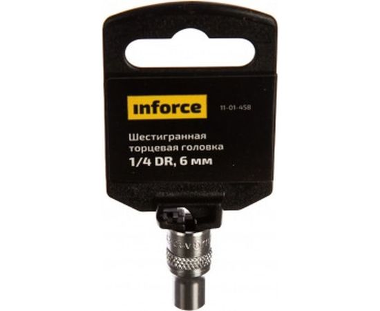 Головка торцевая шестигранная (6 мм; 1/4DR) Inforce 11-01-458 – изображение 2