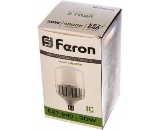 Светодиодная лампа 30W 230V E27 4000K Feron LB-65 25818 – изображение 2