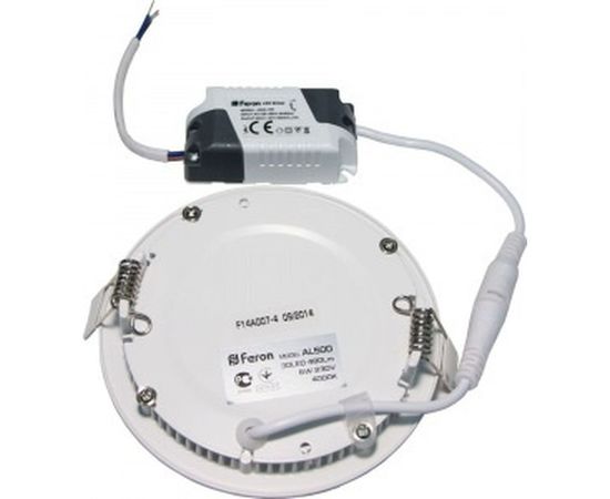 Светодиодный встраиваемый светильник 6W 6400K белый Feron AL500 27996 – изображение 2