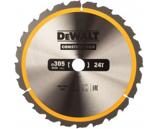 Пильный диск CONSTRUCT (305х30 мм; 24 ATB) Dewalt DT1958 – изображение 2