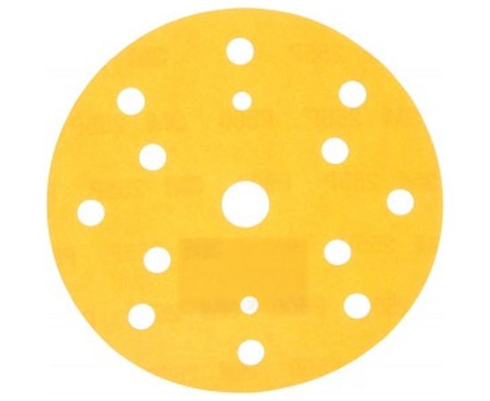 Круг абразивный 255P+ Hookit (150 мм; 15 отв; Р500; золотой) 3М 50454 7000034322 – изображение 2