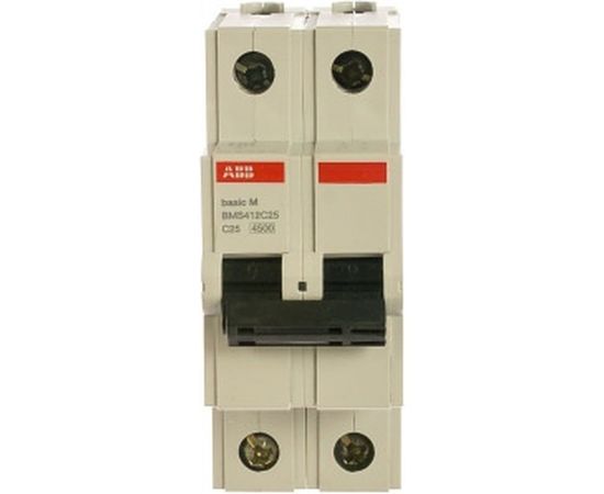 Автоматический выключатель ABB 2P 25A C 4.5кА BMS412C25 2CDS642041R0254 – изображение 2