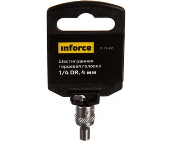 Головка торцевая шестигранная (4 мм; 1/4DR) Inforce 11-01-455 – изображение 2