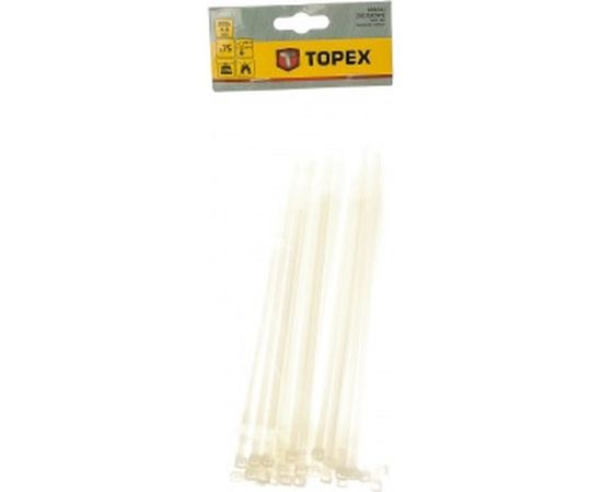 Хомут, 75 шт., 4.8 x 200 мм TOPEX 44E977 – изображение 2