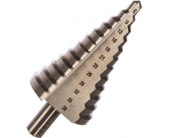 Сверло ступенчатое (6-38 мм; M42) Inforce 11-01-493 – изображение 2