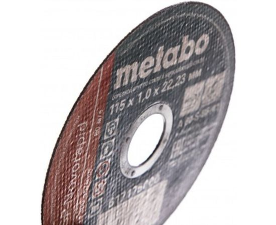 Круг отрезной SP-Novorapid&nbsp;115x1.0x22.2 мм Metabo 617175000 – изображение 2