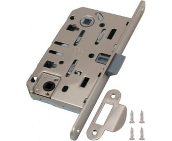 Замок AGB B01102.50.34.567 межкомнатный WC матовый хром MEDIANA EV. инд.упак+B01000.13 25797 – изображение 2