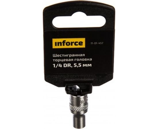 Головка торцевая шестигранная (5.5 мм; 1/4DR) Inforce 11-01-457 – изображение 2