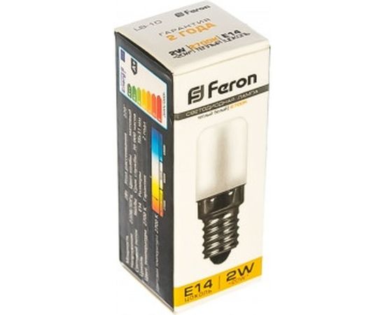 Светодиодная лампа для холодильника E14 2W 2700K Feron LB-10 25295 – изображение 2