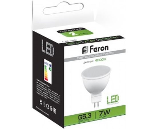 Светодиодная лампа MR16 G5.3 7W 4000K FERON LB-26 25236 – изображение 2