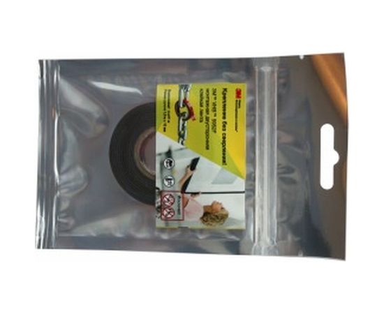 Монтажная универсальная лента 3М чёрная 12 мм х 1,5 м 4607166909497 – изображение 2