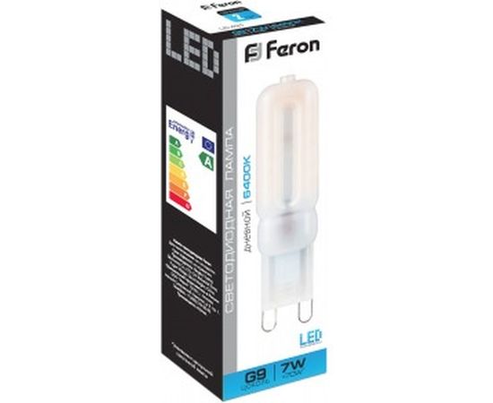 Светодиодная лампа FERON  7W 230V G9 6400K, LB-431 25757 – изображение 3