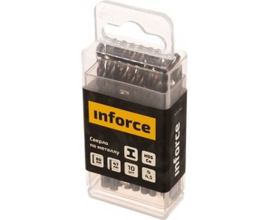 Сверло по металлу HSS-CO (10 шт/уп; 4.5x80x47 мм) Inforce 11-01-445 – изображение 3