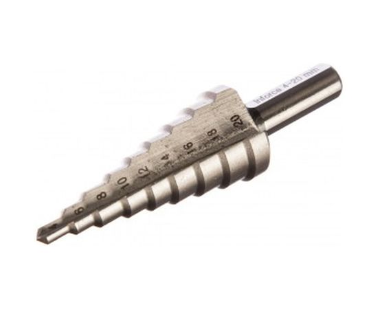 Сверло ступенчатое (4-20 мм; M42) Inforce 11-01-489 – изображение 3