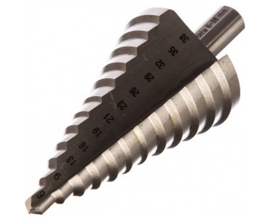 Сверло ступенчатое (6-38 мм; M42) Inforce 11-01-493 – изображение 3