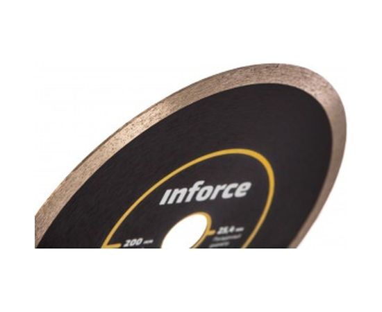 Диск алмазный сплошной по керамограниту (200х25.4 мм) Inforce 11-01-511 – изображение 3
