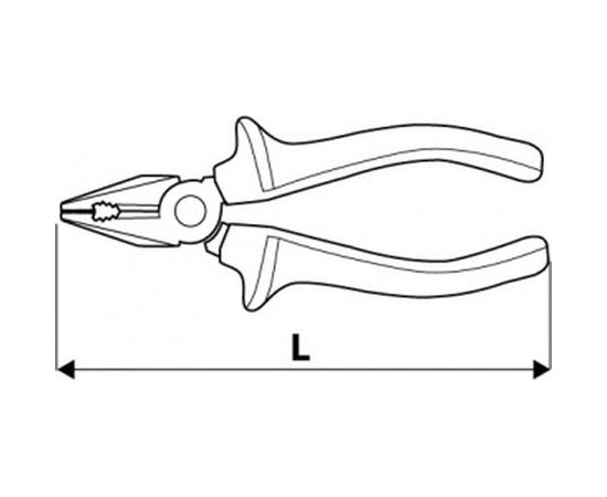 Комбинированные плоскогубцы TOPEX 160 мм 32D122 – изображение 3