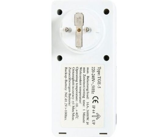 Розетка с таймером, недельная электронная, мощность 3500W/16A IP44 Feron TM23/61926 23206 – изображение 3