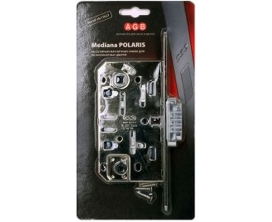 Замок AGB B06102.50.06.567 B04102,B05102 меж. WC хром с отв.пл. B02402.05.06 MEDIANA POLARIS 25597 – изображение 3