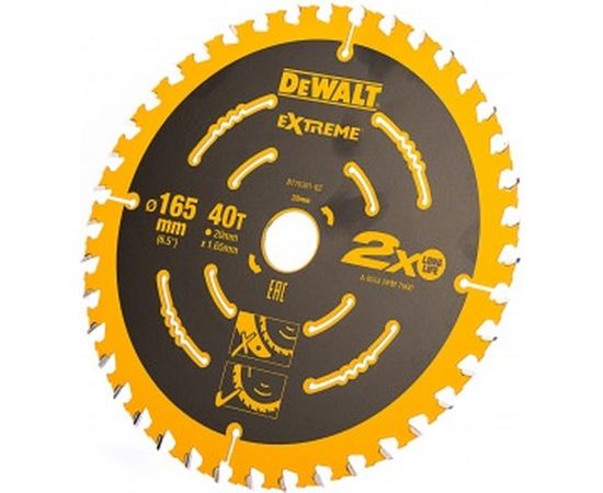 Диск пильный (165х20 мм) Dewalt DT 10301 – изображение 4