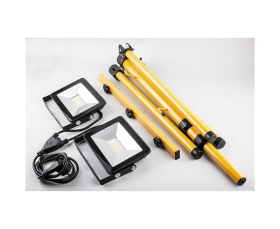 Прожектор на штативе Feron LL-503 2*50W 6400К 220V черный IP65 29568 – изображение 4