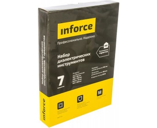 Набор диэлектрических инструментов Inforce 7 предметов 06-07-54 – изображение 4