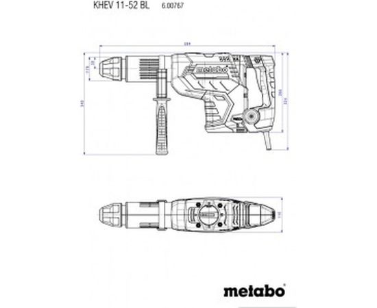 Перфоратор METABO KHEV&nbsp;11-52&nbsp;BL 600767500 – изображение 5