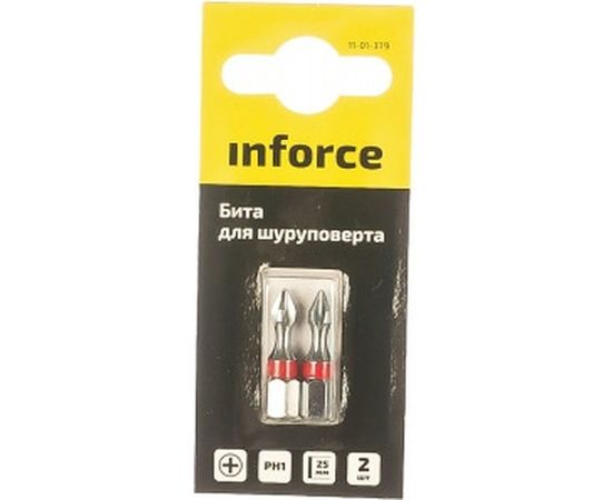 Бита (2 шт; PH1; 25 мм) для шуруповерта Inforce 11-01-379 – изображение 5