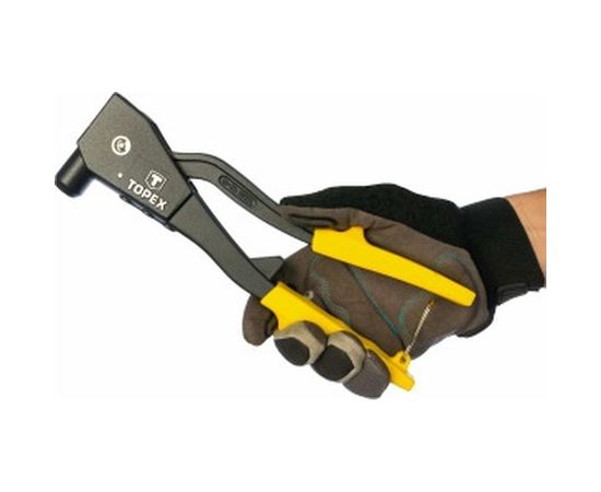 Заклепочник для резьбовых заклепок M3. M4. M5. M6 TOPEX 43E – изображение 7