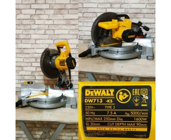 Торцовочная пила DEWALT DWS713 – изображение 7